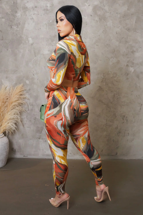 Be My Guest Pant Set - Multi