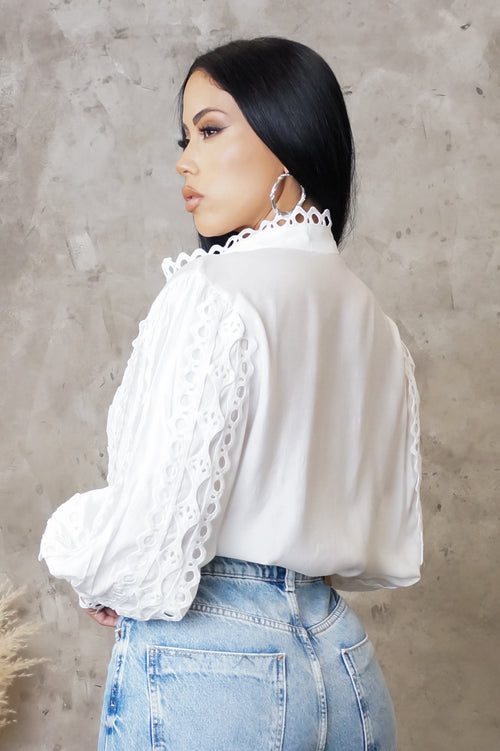 Betty Blouse  - White