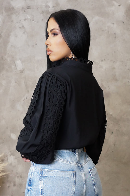 Betty Blouse  - Black