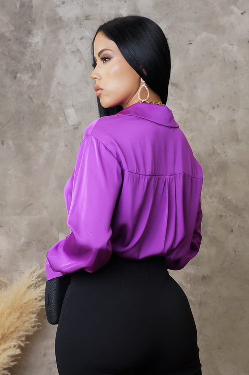 Addicted Blouse - Purple