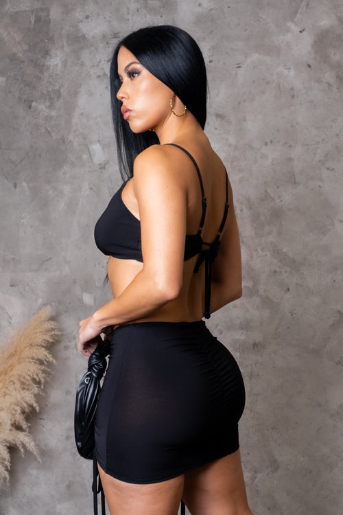 Ariana Mini Dress - Black