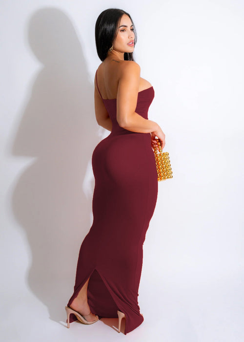 A Simple Touch Maxi Dress - Red